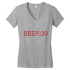 beer 30 Women's V-Neck T-Shirt