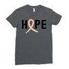 Hope Uterine Cancer Awareness Ladies Fitted T-Shirt