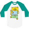 meow is running 3/4 Sleeve Shirt