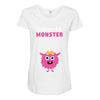 Creating a Lil Monster Baby Girl Maternity Scoop Neck T-shirt