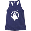 new v for vendetta logo Racerback Tank