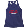 Suck my balls mate Racerback Tank