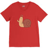 snail V-Neck Tee