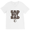 sad but rad girls V-Neck Tee