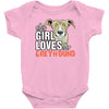 This Girl Loves Her Greyhound Baby Onesie