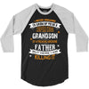 Super Cool Grandson Of A Freaking Awesome Father 3/4 Sleeve Shirt