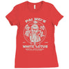 white lotus Ladies Fitted T-Shirt