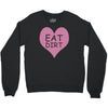 pink heart eat dirt ! t shirt   heart eat dirt graphic Crewneck Sweatshirt