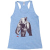 bear block Racerback Tank
