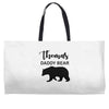 Daddy Bear - Baby Bear Custom Name Weekender Totes