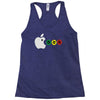 apple mac man Racerback Tank