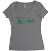 ugly santa ho ho hoo! Women's Triblend Scoop T-shirt