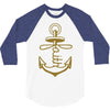anchored faith 3/4 Sleeve Shirt