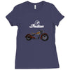 indian motorcycles retro Ladies Fitted T-Shirt