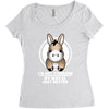 not stubborn Women's Triblend Scoop T-shirt