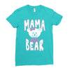 mama bear samples Ladies Fitted T-Shirt