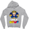 like a bows Zipper Hoodie