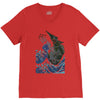 kaiju wave V-Neck Tee
