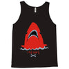 red blue shark Tank Top