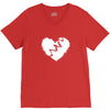 broken heart xxx V-Neck Tee