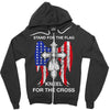 stand for the flag kneel for the cross Zipper Hoodie