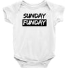 sunday funday t shirt funny jersey shore football Baby Onesie