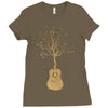 roots rock Ladies Fitted T-Shirt