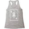 disc golf ace card target chains frisbee basket Racerback Tank