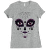 girl day of the dead Ladies Fitted T-Shirt