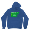 gps logo free exit 63 beach haven Unisex Hoodie
