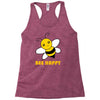 bee happy Racerback Tank