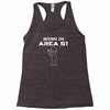 alien themed   ufo Racerback Tank