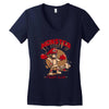 monster bros Women's V-Neck T-Shirt