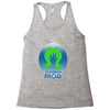 the green frog Racerback Tank
