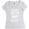 Life After Death Mess With My Daughter Women's Triblend Scoop T-shirt