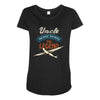 uncle the pilot the myth the legend Maternity Scoop Neck T-shirt