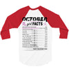 October Girl Facts Scorpio 3/4 Sleeve Shirt