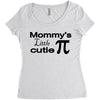 mommy's little cutie Women's Triblend Scoop T-shirt