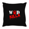 wod killa Throw Pillow