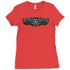 pinstripe 2 skull humor funny Ladies Fitted T-Shirt