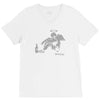 banksy fallen angel V-Neck Tee