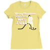 merry christmas shitter was full Ladies Fitted T-Shirt