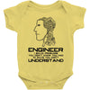 12  engineer understand. Baby Bodysuit