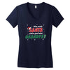Who Needs Santa When You Have Grandpa? Women's V-Neck T-Shirt