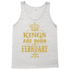 kings are born in february Tank Top