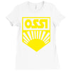 ossi fdj ddr Ladies Fitted T-Shirt