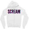 scream 3d Zipper Hoodie