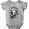 lion with crown Baby Bodysuit