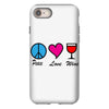 peace love wine iPhone 8