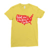 God Shed His Grace On Thee Ladies Fitted T-Shirt